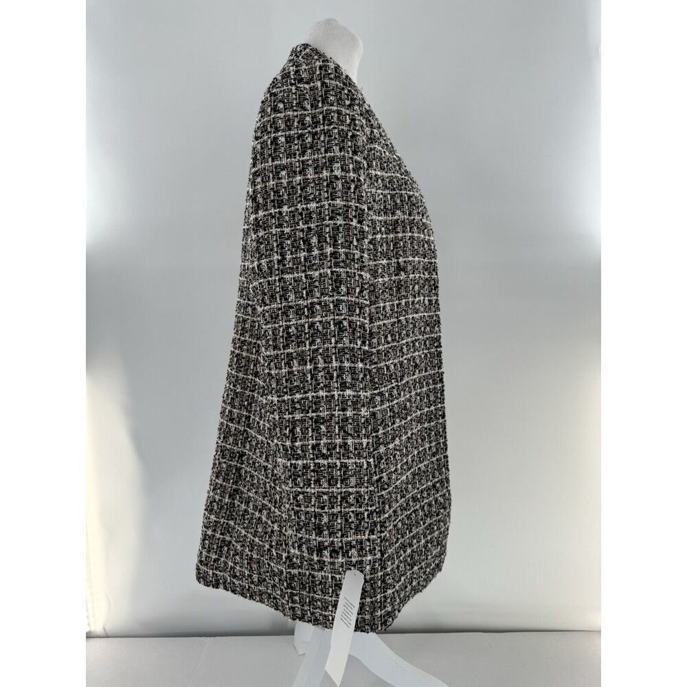 Calvin Klein Tweed Blazer Jacket Size P 10 Open Long Office Career Preppy $169​ - Picture 6 of 15